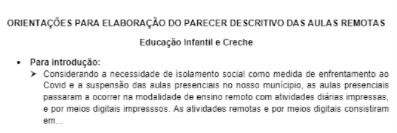 4-ORIENTAÇÕES PARA ELABORAÇÃO DO PARECER DESCRITIVOS - E