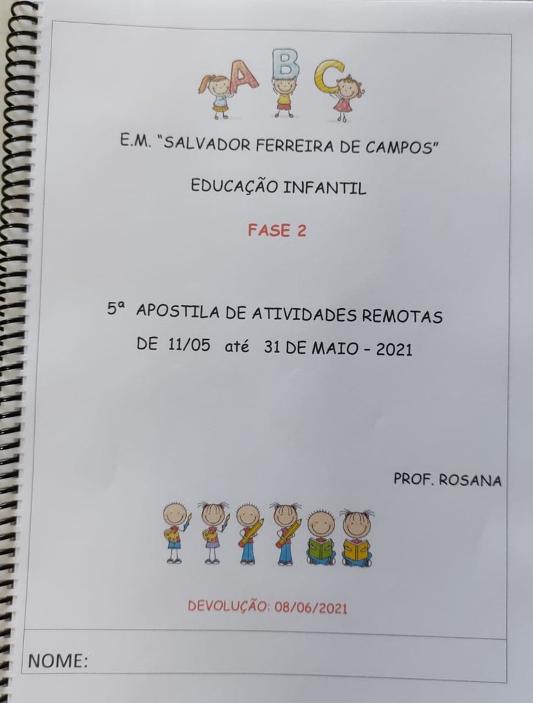 Rosana Góes - Fase 2 - 5ª Apostila - 11-05-2021