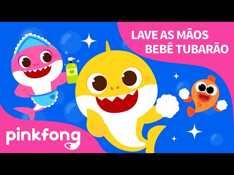 Lave as mãos Bebê Tubarão | #BabySharkHandWashChallenge | Pinkfong Canções para Crianças