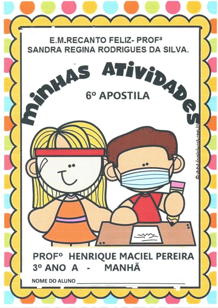 3o Ano-A   Prof. Henrique    6a Apostila  07-06-2021