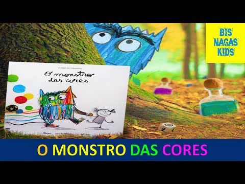 UMA HISTÓRIA SOBRE SENTIMENTOS ''O Monstro Das Cores'' de Anna Llenas HistóriaInfantil/LivroAnimado