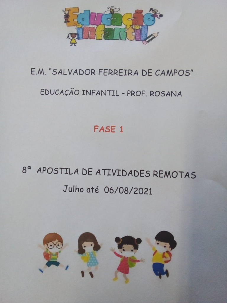 Rosana Góes - Fase 1 - 8ª Apostila