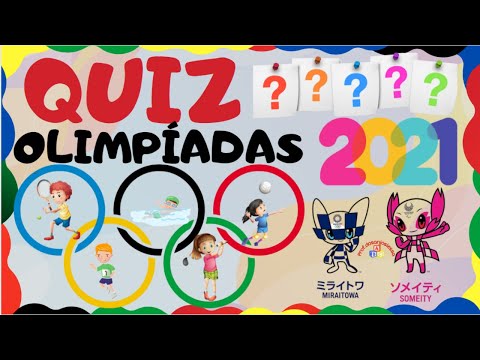 Quiz jogos Olímpicos 2021 para aulas on-line e presencial