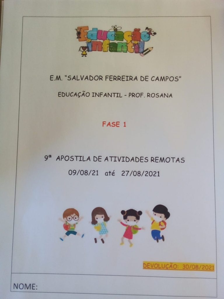 Rosana Góes - Fase 1 - 9ª Apostila