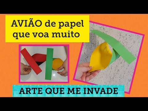 ATIVIDADE DE DIA DAS CRIANÇAS - Avião de papel que voa muito